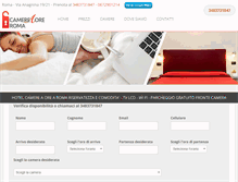 Tablet Screenshot of camereaoreroma.com